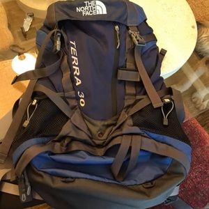 North face hiking backpack